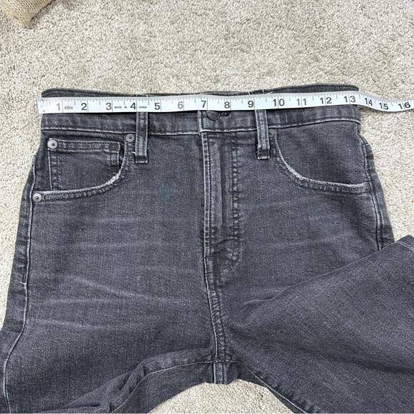 Madewell The Perfect Vintage Jean High Rise Tapered Leg in Sumner Wash Black 26 - Picture 13 of 16